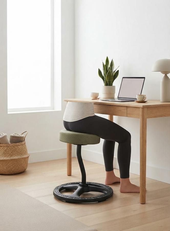 Upaloop Fitness Seat, Moss Green Round